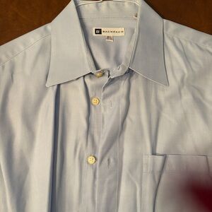Bachrach Sky Blue Men's Dress Shirt